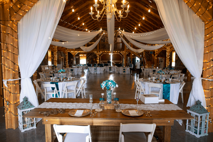 Jones Barn Reception with Photo by Mike Lewis Photography